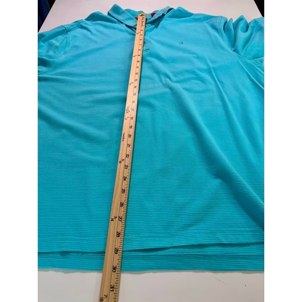 Lot of 2 IZOD Mens 2XLT Polo Shirts Turquoise Navy Golf Weekend Dad Athleisure - Picture 15 of 16